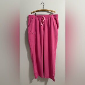 Figs Kade Cargo Scrub Pant F’ing Pink